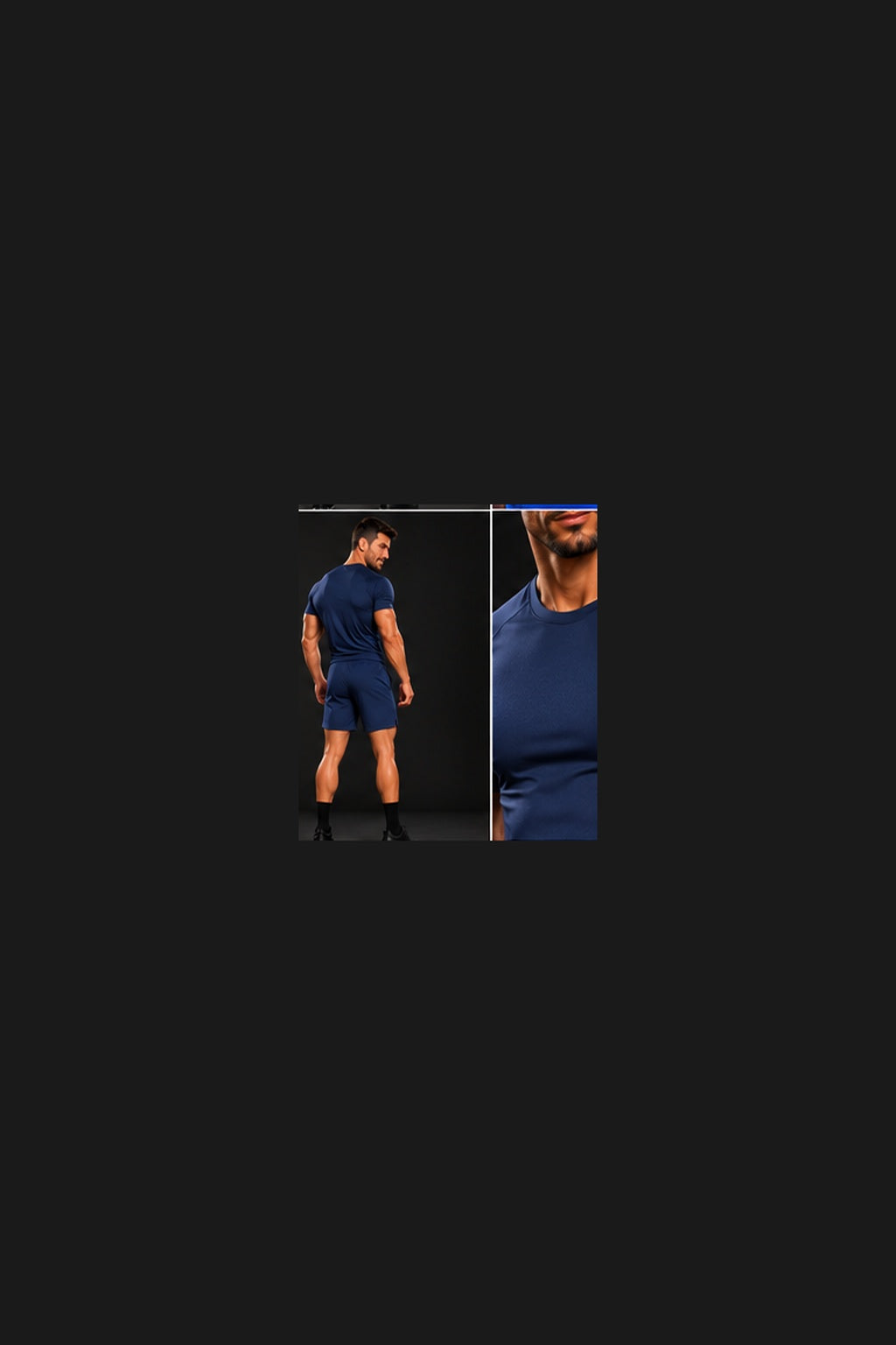 SSS Power Short Bleu Marine - vue de dos