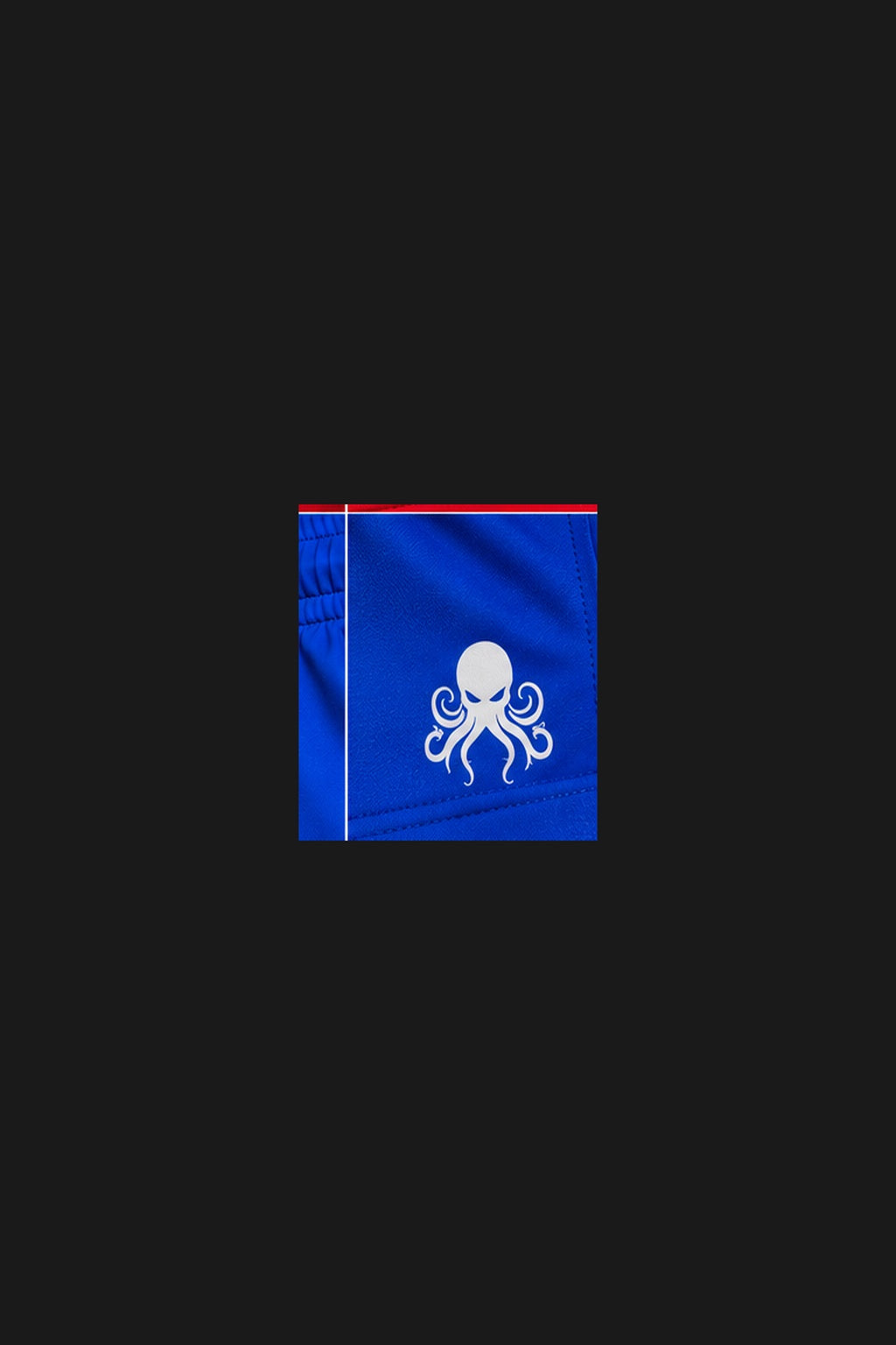 SSS Power Short Bleu Roi - détail logo et cordon