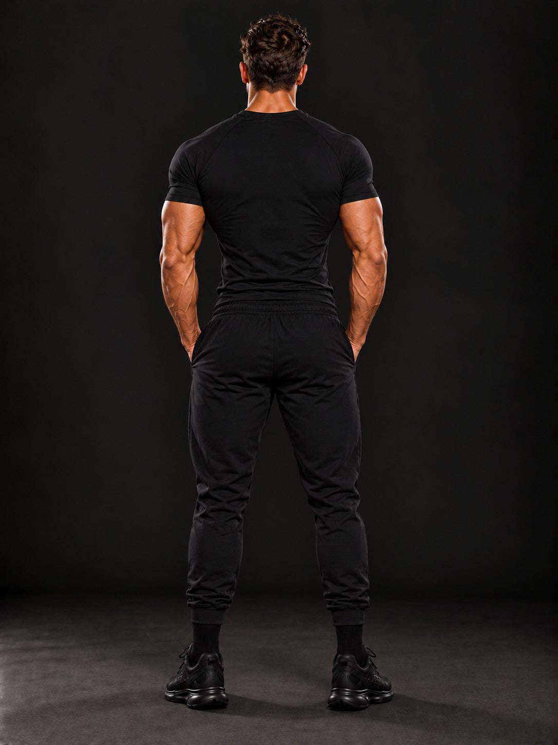SSS Power Jogging - Noir – vue de dos