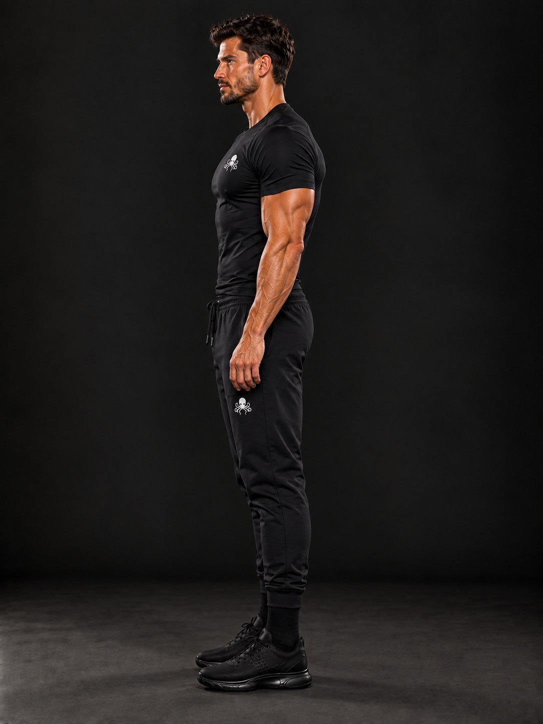 SSS Power Jogging - Noir – vue de profil