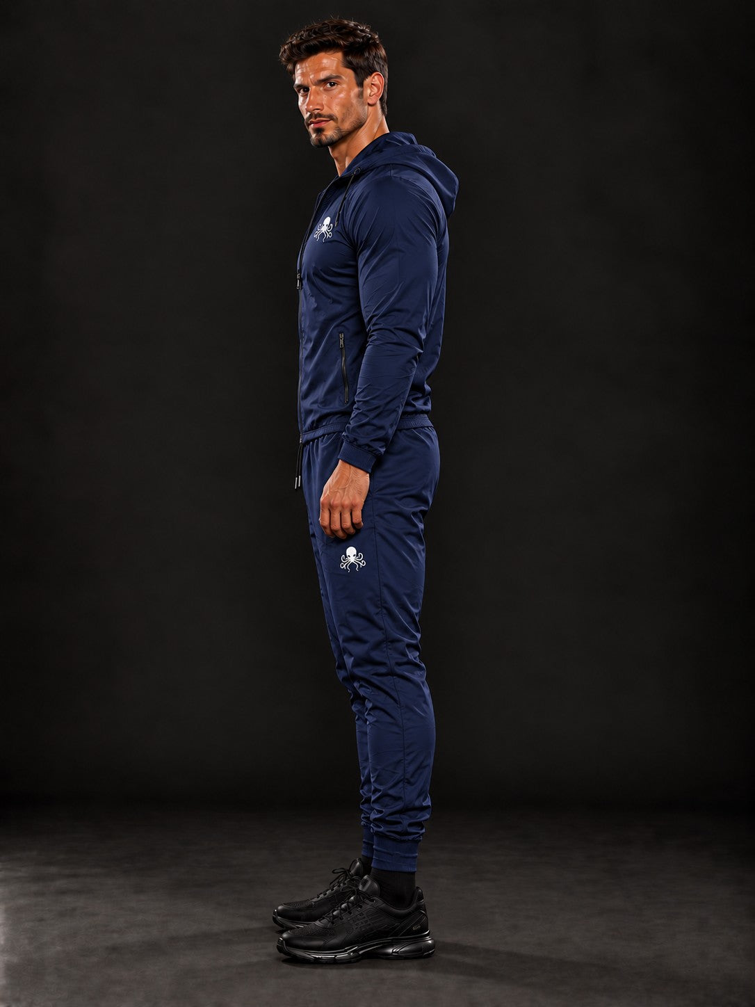 SSS Power Veste - Bleu Marine – vue de profil