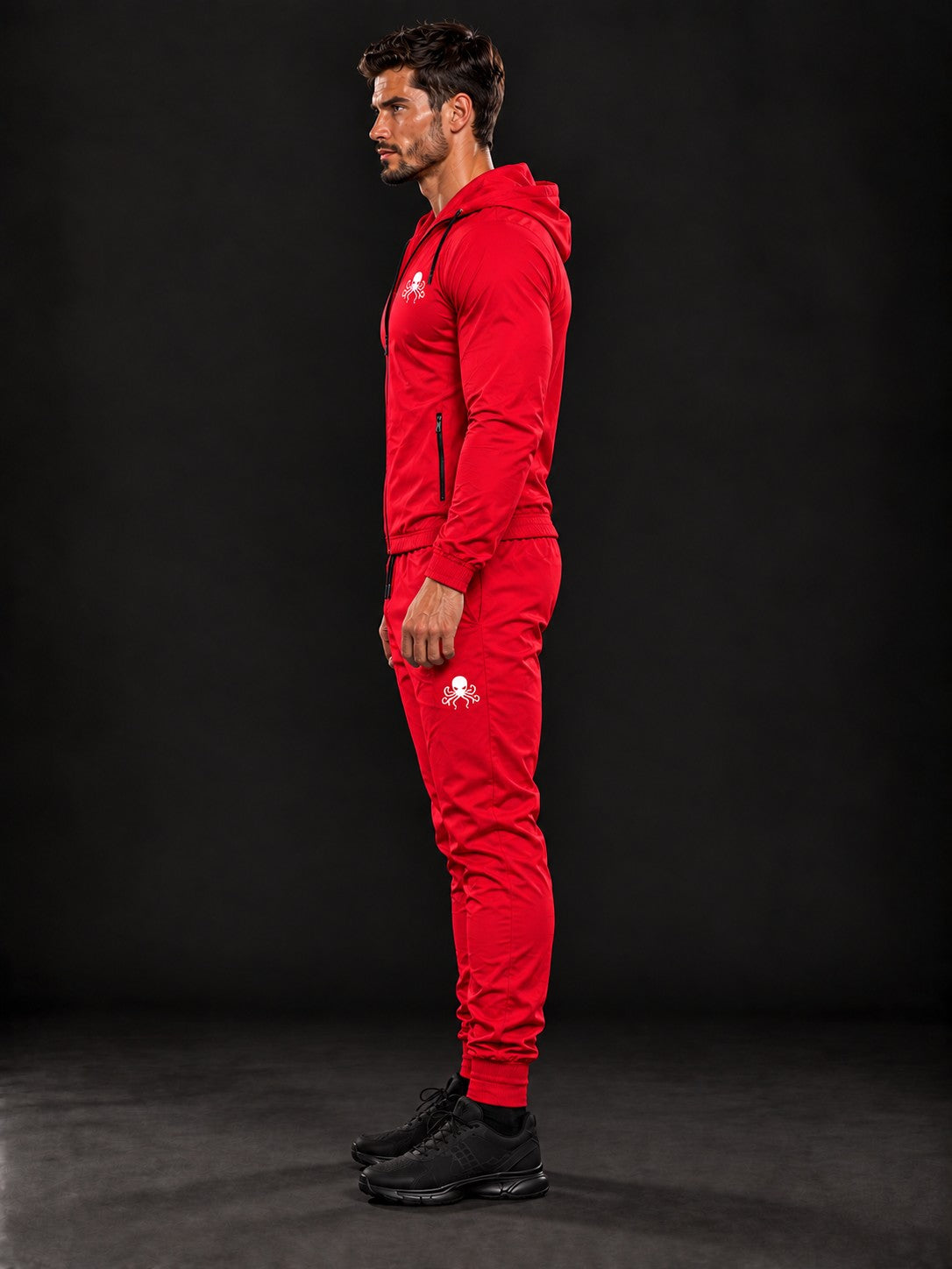 SSS Power Veste - Rouge – vue de profil