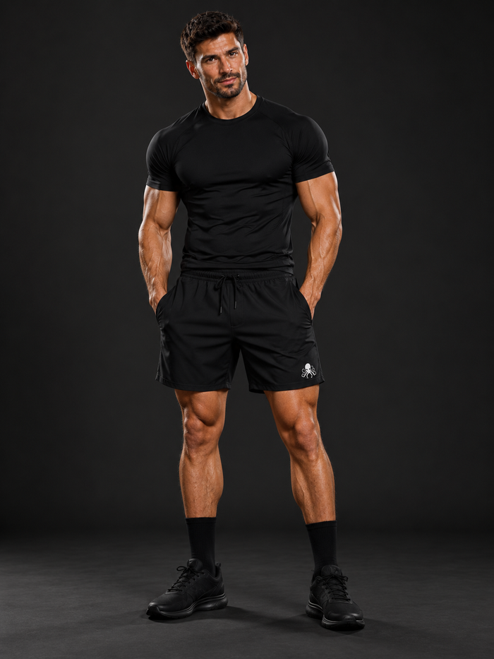 Short de sport homme SSS Power – Noir
